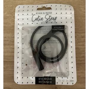 NWT Ryan And Rose Cutie Strap Eyewear Retainer Black